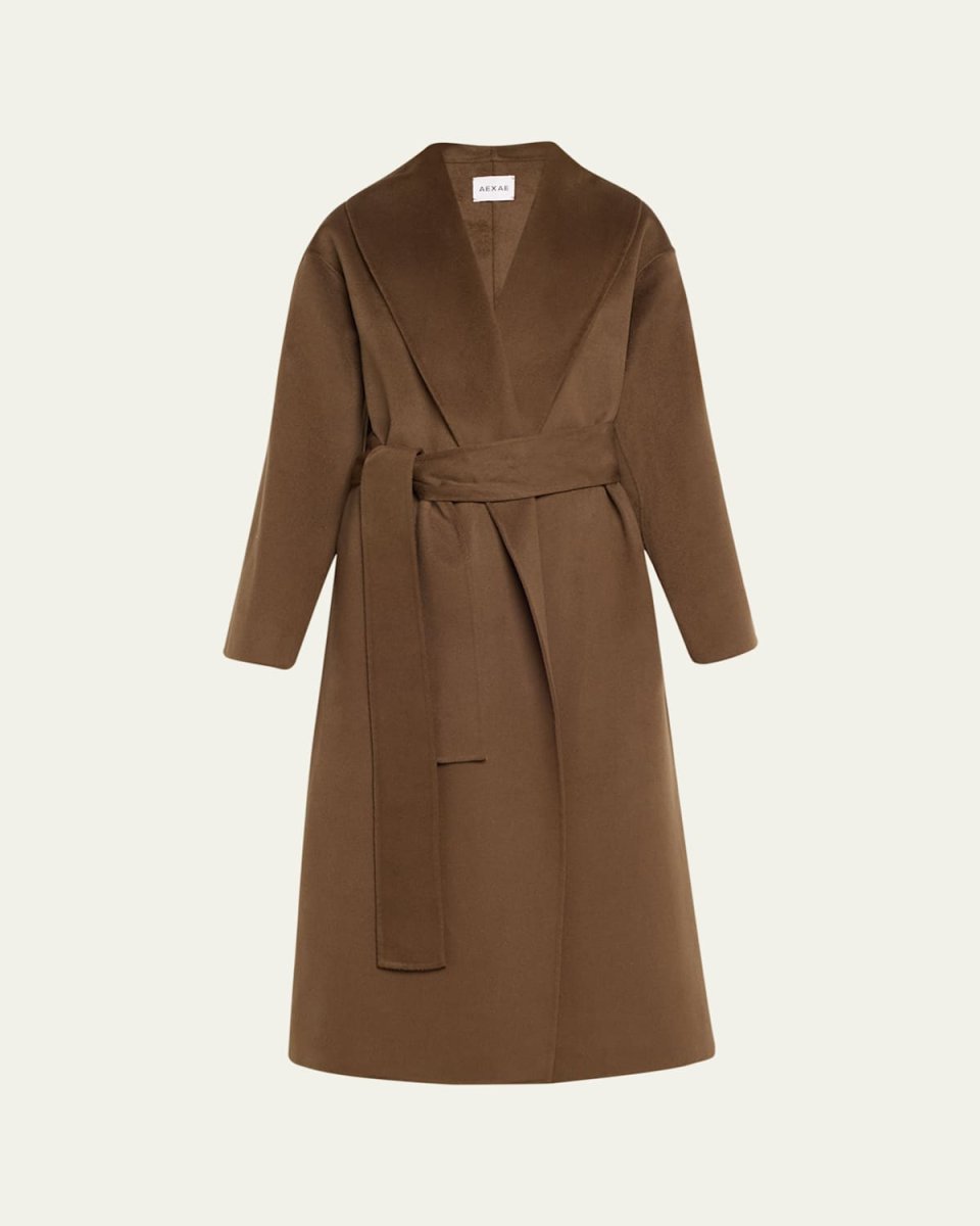 Cashmere Wrap Coat